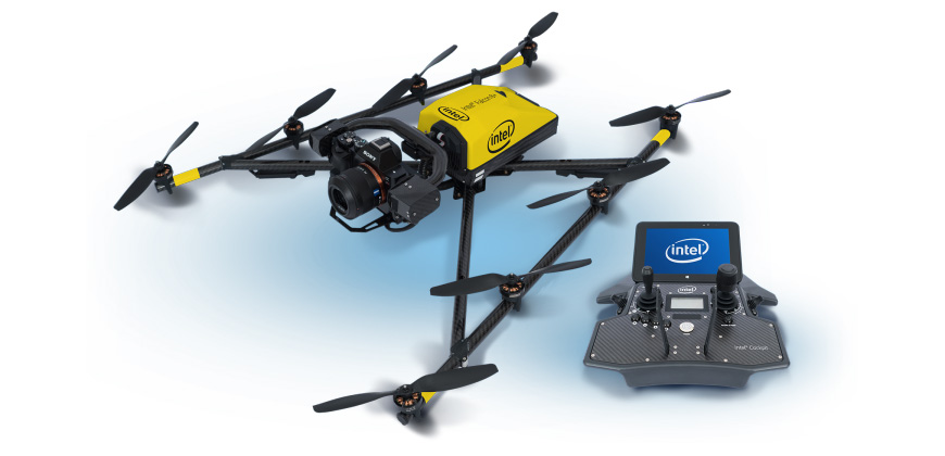 Intel voert lichtshow uit met 500 drones