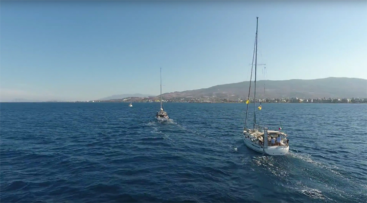 Saling in Kos gefilmd met DJI Phantom 4