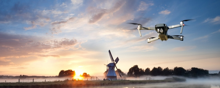 Molen Hermien in Harreveld gefilmd met DJI Mavic Pro